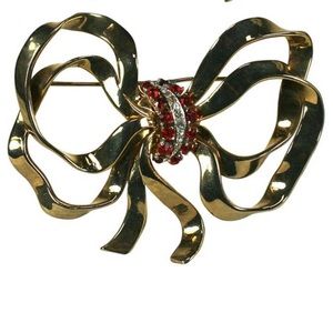 VTG Mazer Large Bow Brooch